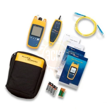 Fluke FOS-100-S-VFL — комплект Fiber OneShot PRO с коммутационным кабелем и VisiFault Visual Fault Locator