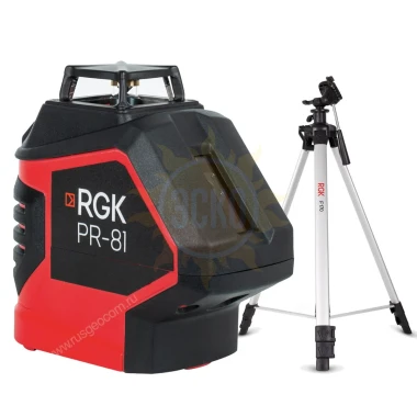 Комплект: лазерный уровень RGK PR-81 + штатив RGK F170