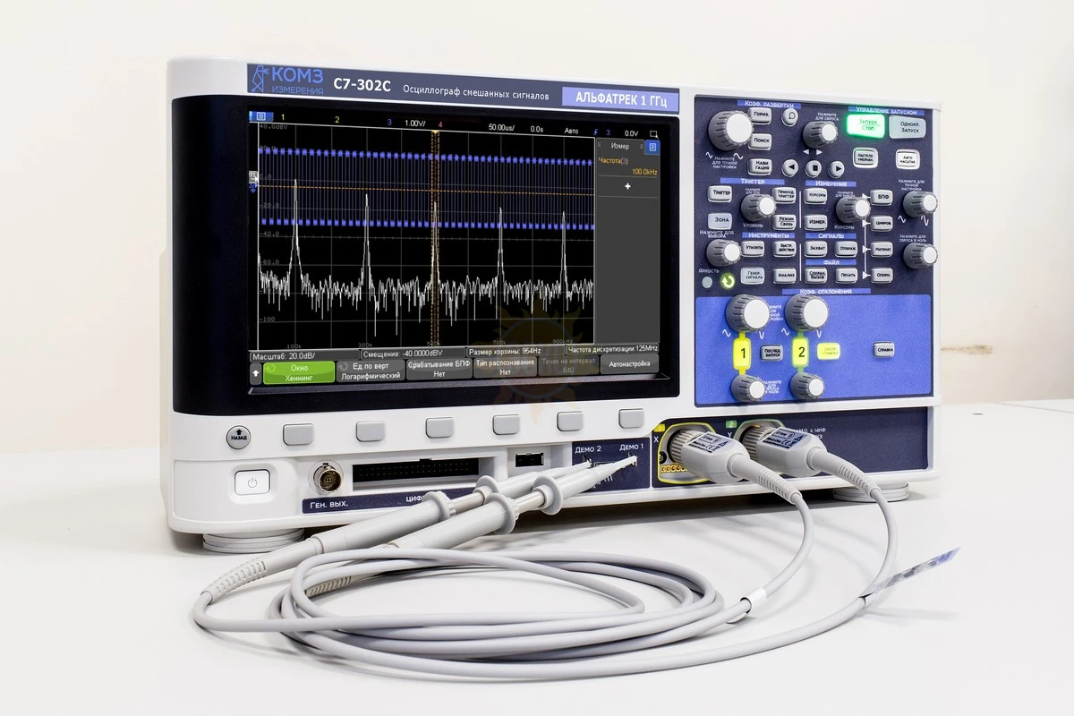 С7-302С — осциллограф смешанных сигналов двухканальный 1 ГГц: купить в  Москве | ТД «ЭСКО